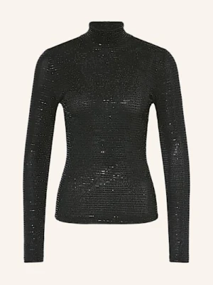 Hugo Koszulka Z Długim Rękawem Drisila Z Cekinami schwarz
