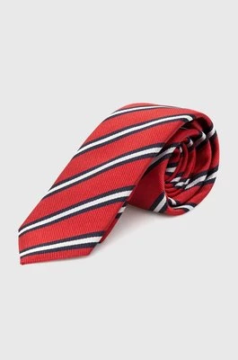 HUGO krawat kolor czerwony 50520650