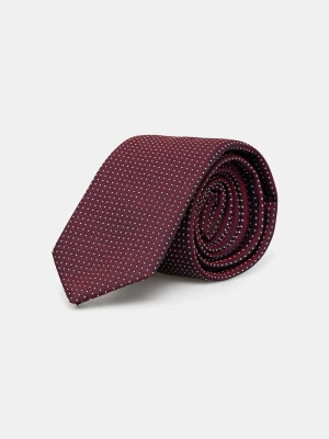 HUGO krawat z jedwabiem Tie cm 6 bordowy