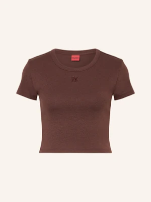 Hugo Krótka Koszulka Delanor braun