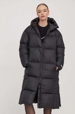 HUGO kurtka damska kolor czarny zimowa oversize