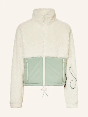 Hugo Kurtka Fulver Z Mieszanki Materiałów Z Pluszem beige