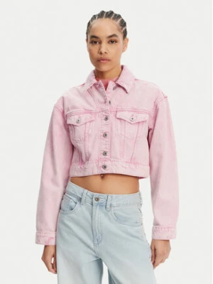 HUGO Kurtka jeansowa Galatea 50534763 Różowy Regular Fit