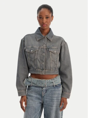 HUGO Kurtka jeansowa Galatea_B 50553000 Niebieski Oversize