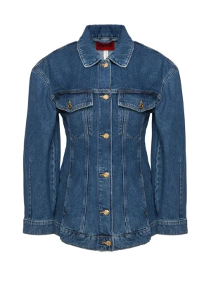 HUGO Kurtka jeansowa Icon 50569648 Granatowy Regular Fit