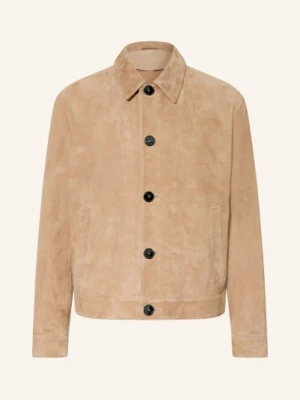 Hugo Kurtka Skórzana Ligor beige