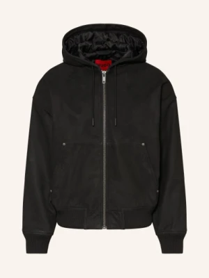 Hugo Kurtka Skórzana Loodie schwarz