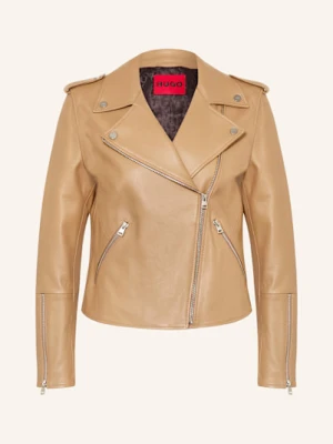 Hugo Kurtka Skórzana Lujana beige