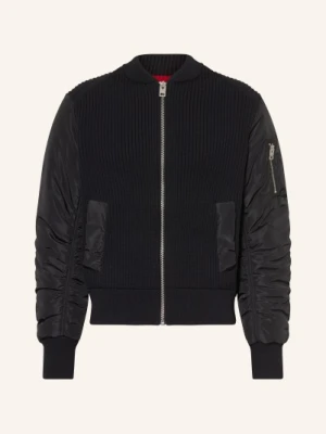 Hugo Kurtka Sybrun Z Mieszanki Materiałów schwarz