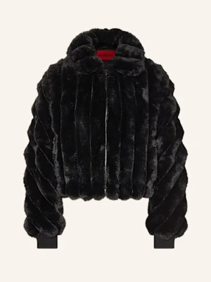 Hugo Kurtka Ze Sztucznego Futra Floriane schwarz
