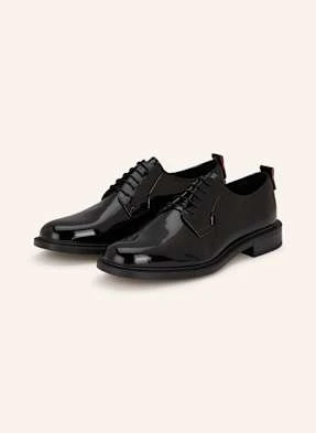 Hugo Lakierowane Buty Sznurowane Lysander schwarz