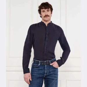 HUGO Lniana koszula Elvory | Slim Fit