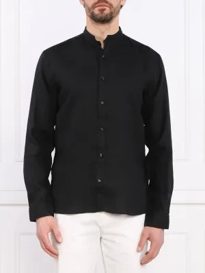 HUGO Lniana koszula Elvory | Slim Fit