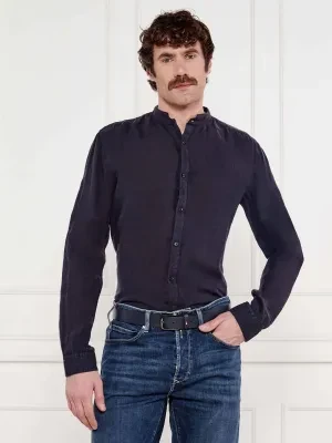 HUGO Lniana koszula Elvory | Slim Fit