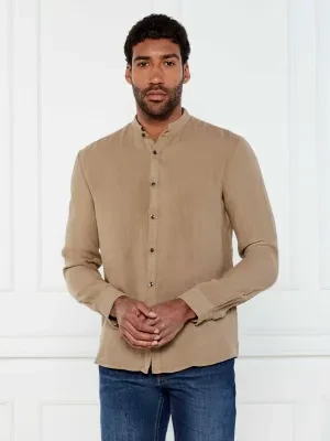 HUGO Lniana koszula Elvory | Slim Fit