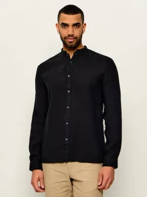 HUGO Lniana koszula Elvory | Slim Fit