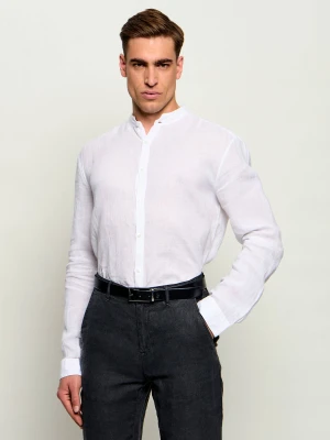 HUGO Lniana koszula Elvory | Slim Fit