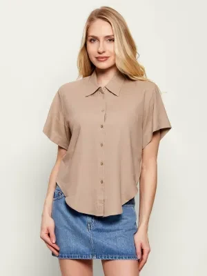 HUGO Lniana koszula Encantada | Regular Fit