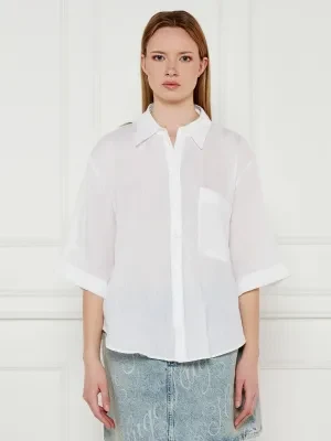 HUGO Lniana koszula Evona | Loose fit