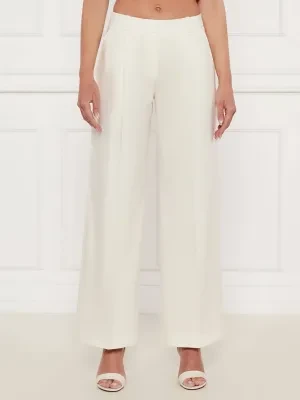 HUGO Lniane spodnie Halati | Regular Fit