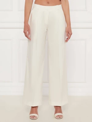 HUGO Lniane spodnie Halati | Regular Fit
