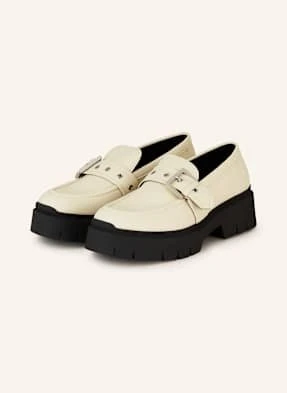 Hugo Loafersy Na Platformie Kris beige