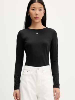 HUGO longsleeve damski Dasiia czarny