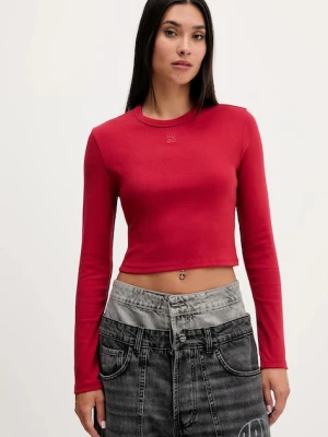 HUGO longsleeve damski kolor czerwony 50518378