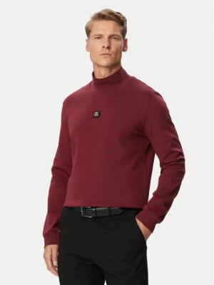 HUGO Longsleeve Derytur 50567967 Bordowy Regular Fit