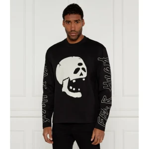 HUGO Longsleeve Dirabbilon_solid | Loose fit