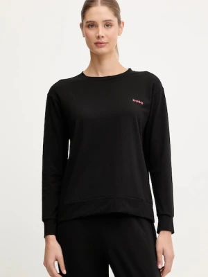 HUGO longsleeve lounge kolor czarny 50555632