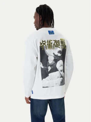 HUGO Longsleeve Nichaboso JJK 50554835 Biały Relaxed Fit