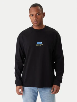 HUGO Longsleeve Nichaboso JJK 50554835 Czarny Relaxed Fit