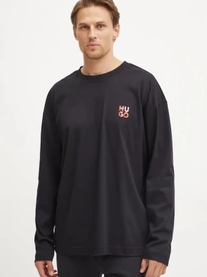HUGO longsleeve piżamowy bawełniany