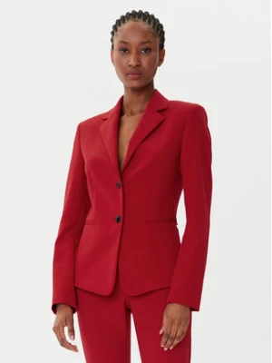 HUGO Marynarka Agonia-1 50539976 Czerwony Slim Fit