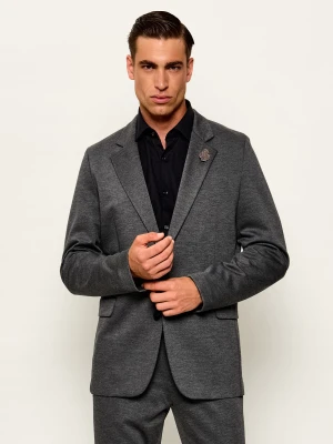 HUGO Marynarka Anton263X-H | Extra slim fit | z dodatkiem wełny szary