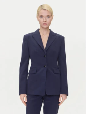 HUGO Marynarka Asmalla-1 50533901 Granatowy Slim Fit