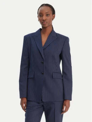 HUGO Marynarka Asmalla 50554445 Granatowy Regular Fit