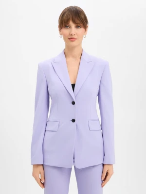 HUGO Marynarka damska - Asmalla Kobiety lila jednolity,