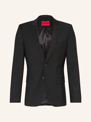 Hugo Marynarka Garniturowa Arti Extra Slim Fit schwarz