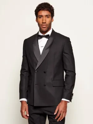 HUGO Marynarka Karlo254E1X | Modern fit | z dodatkiem wełny