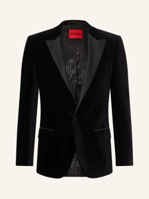 Hugo Marynarka Smokingowa Henry Slim Fit Z Aksamitu schwarz