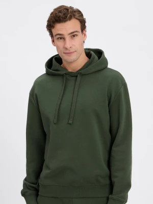 HUGO Męski strój do biegania - Dapo Dayote Mężczyźni Bawełna zielony,