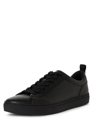 HUGO Męskie buty casual - Morrie_Tenn_mono_N Mężczyźni Sztuczne włókno czarny wzorzysty,