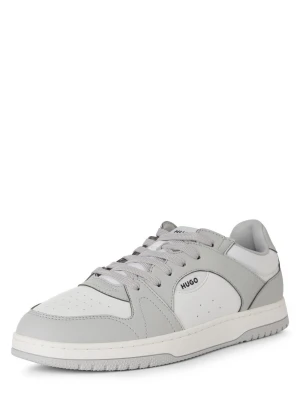 HUGO Męskie buty sportowe - Hadrian Mężczyźni Sztuczna skóra biały jednolity,