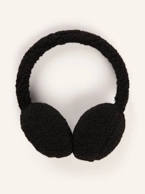Hugo Nauszniki Claudya Z Pluszowego Materiału schwarz