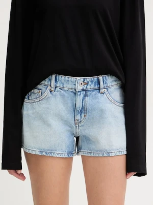HUGO niebieskie szorty damskie jeansowe Galimon_B HUGO Blue