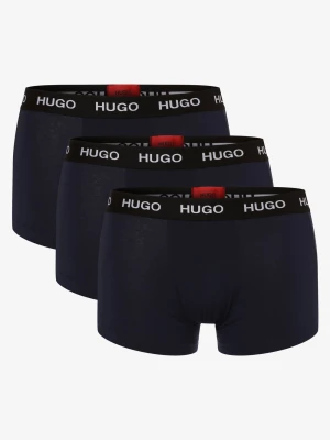 HUGO Obcisłe bokserki pakowane po 3 szt. Mężczyźni Bawełna niebieski