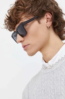 HUGO okulary przeciwsłoneczne męskie kolor czarny HG 1259/S