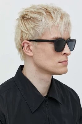 HUGO okulary przeciwsłoneczne męskie kolor czarny HG 1306/S